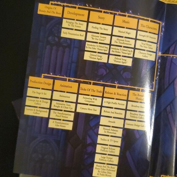 Walt Disney's Beauty and the Beast Special Edition platnium edition two … - Picture 9 of 10